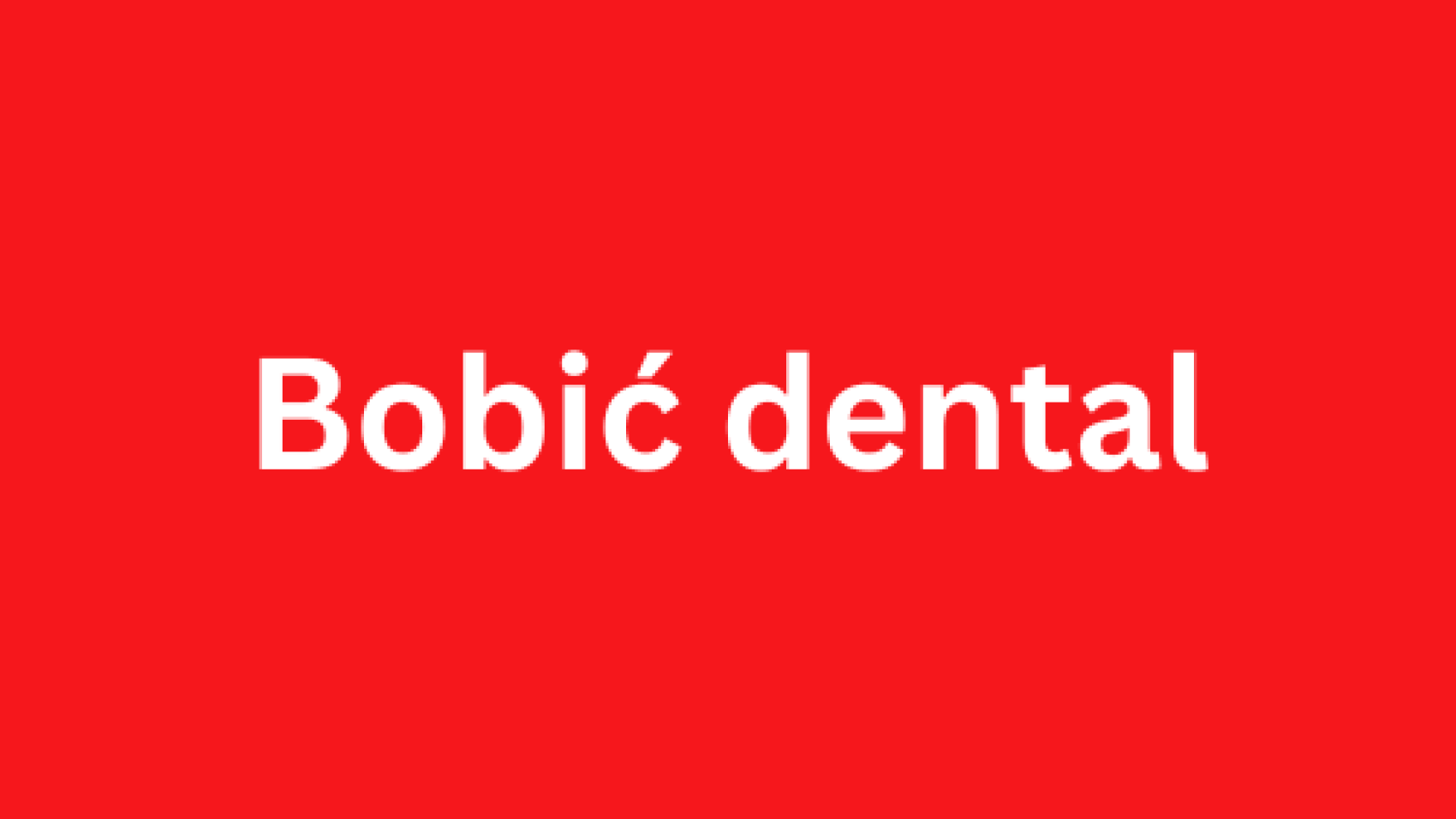 Bobić dental